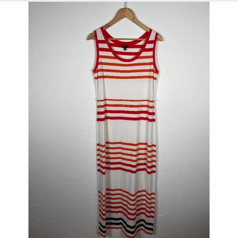 Talbots Women's Striped Maxi Dress‎ - Size M